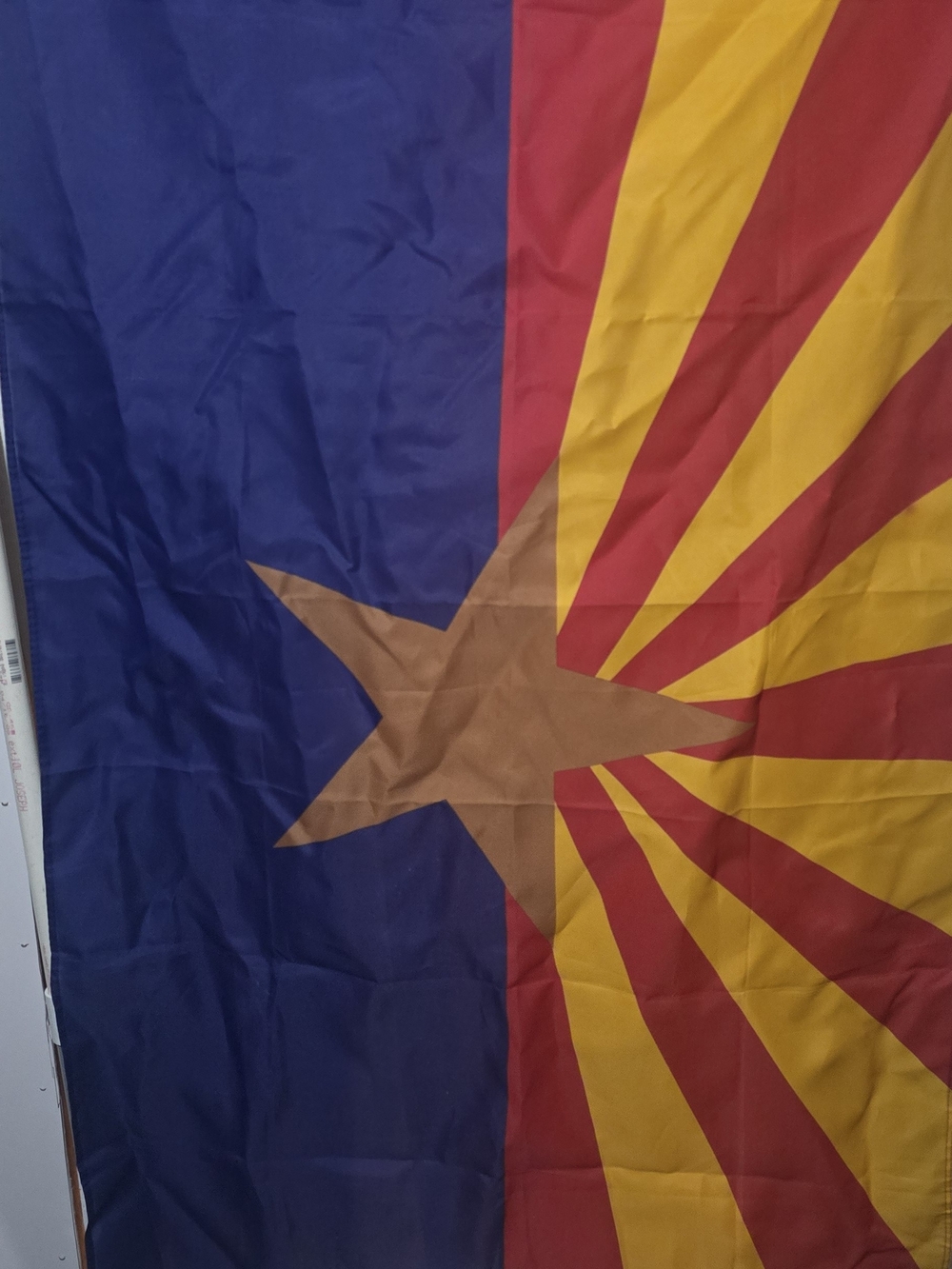 Arizona State Flag- Blue, Red, Yellow, Copper Star